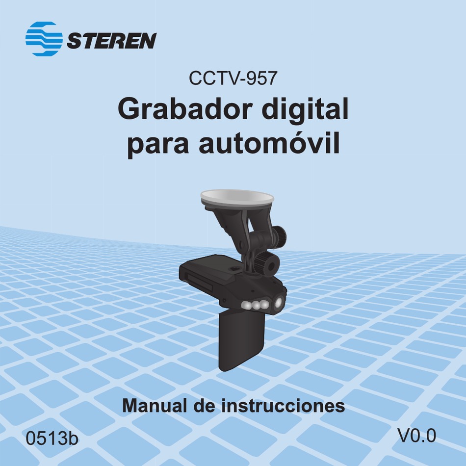 Cámara Para Auto Con Grabador Full Hd Y Wdr Steren Cctv-954 Color Negro