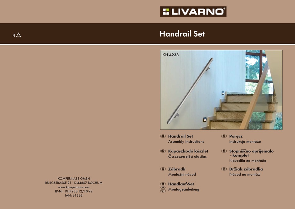 LIVARNO KH 4238 ASSEMBLY INSTRUCTIONS MANUAL Pdf Download | ManualsLib