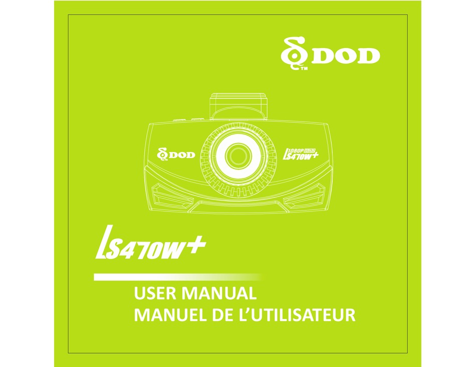 DOD LS470W+ USER MANUAL Pdf Download | ManualsLib