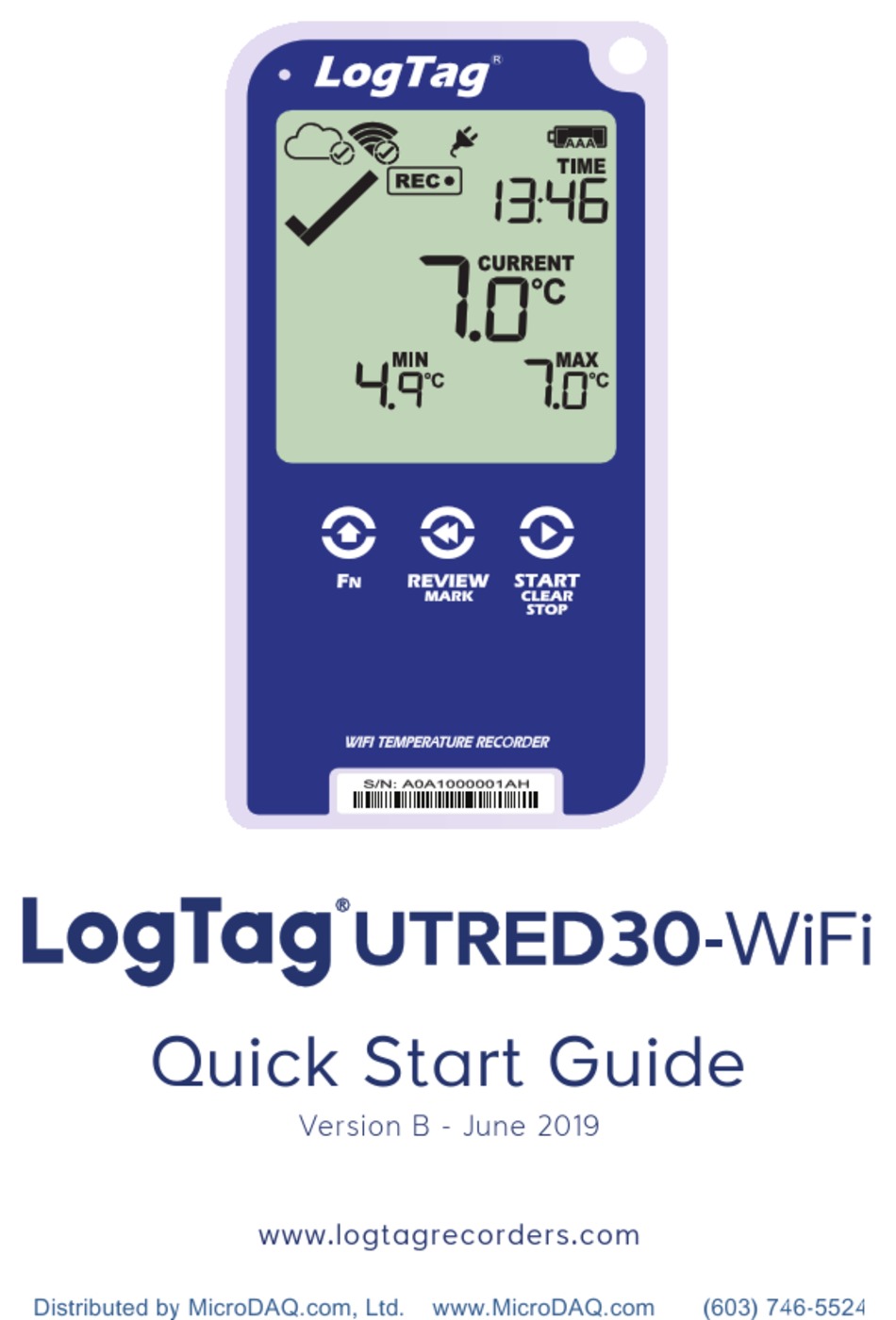 LOGTAG UTRED30WIFI QUICK START MANUAL Pdf Download ManuaLib