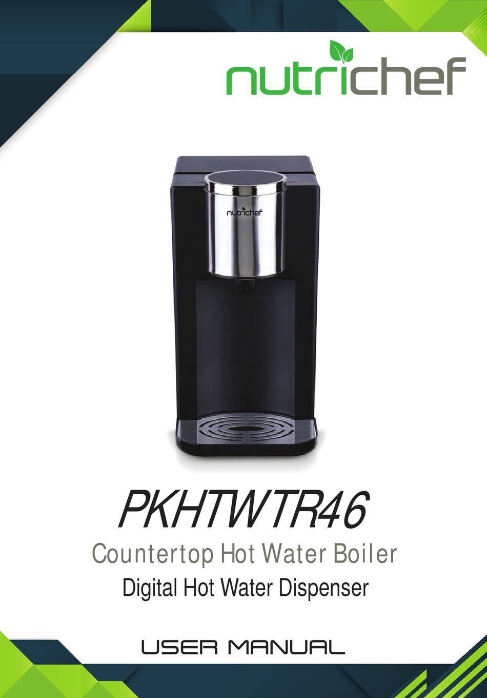 Nutrichef Pkhtwtr46 Digital Hot Water Dispenser - Instant Water Boiler / Water