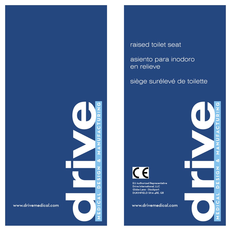 DRIVE RAISED TOILET SEAT INSTALLATION INSTRUCTIONS MANUAL Pdf Download