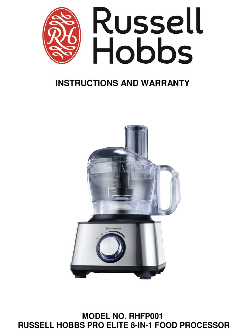 Small Kitchen Appliances 19006 19005 RUSSELL HOBBS FOOD PROCESSOR SPARE