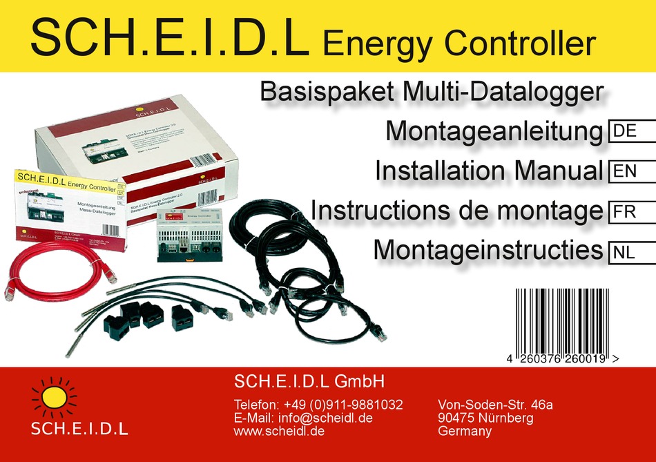 SCH.E.I.D.L ENERGY CONTROLLER INSTALLATION MANUAL Pdf Download ManualsLib