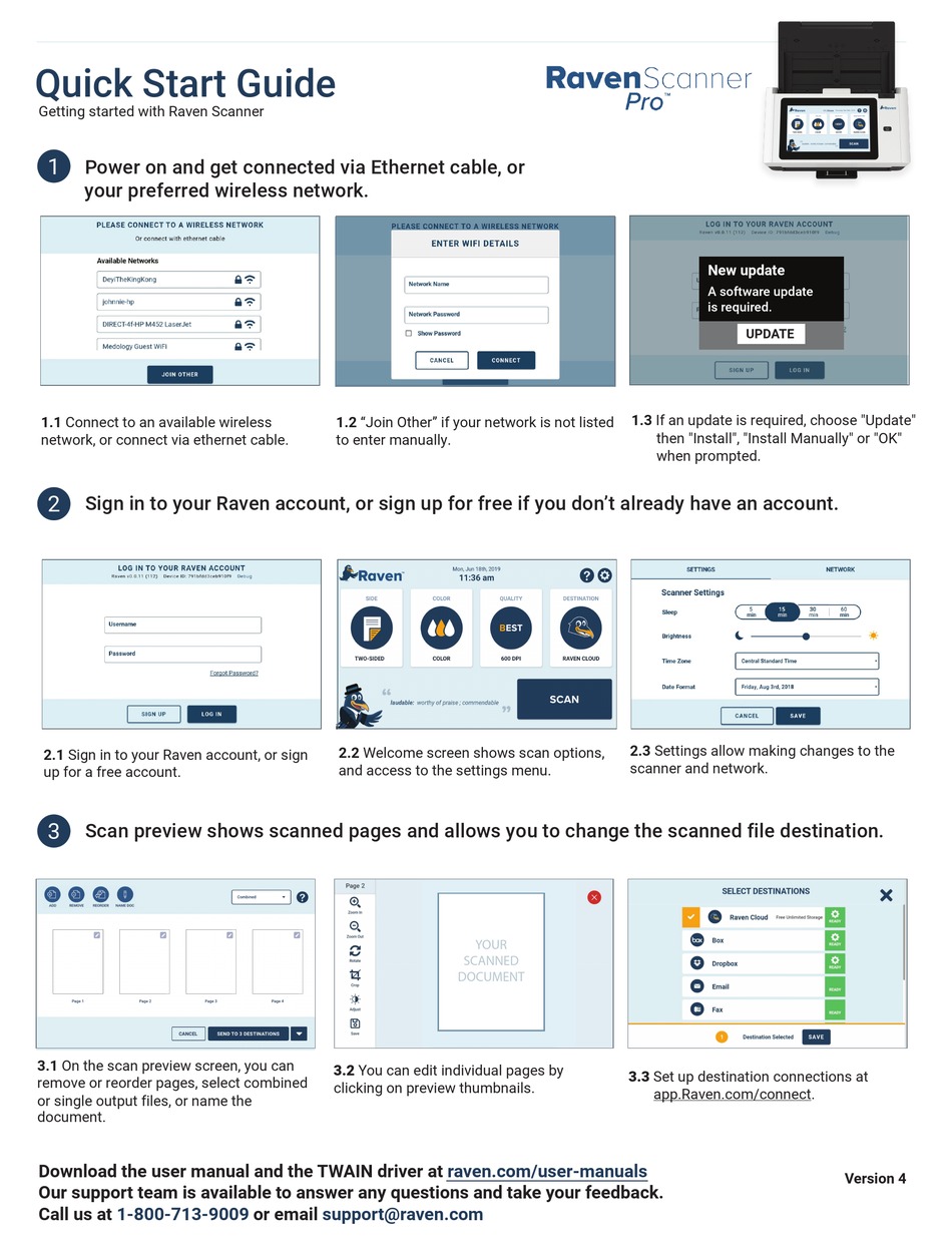RAVEN SCANNER PRO QUICK START MANUAL Pdf Download ManualsLib