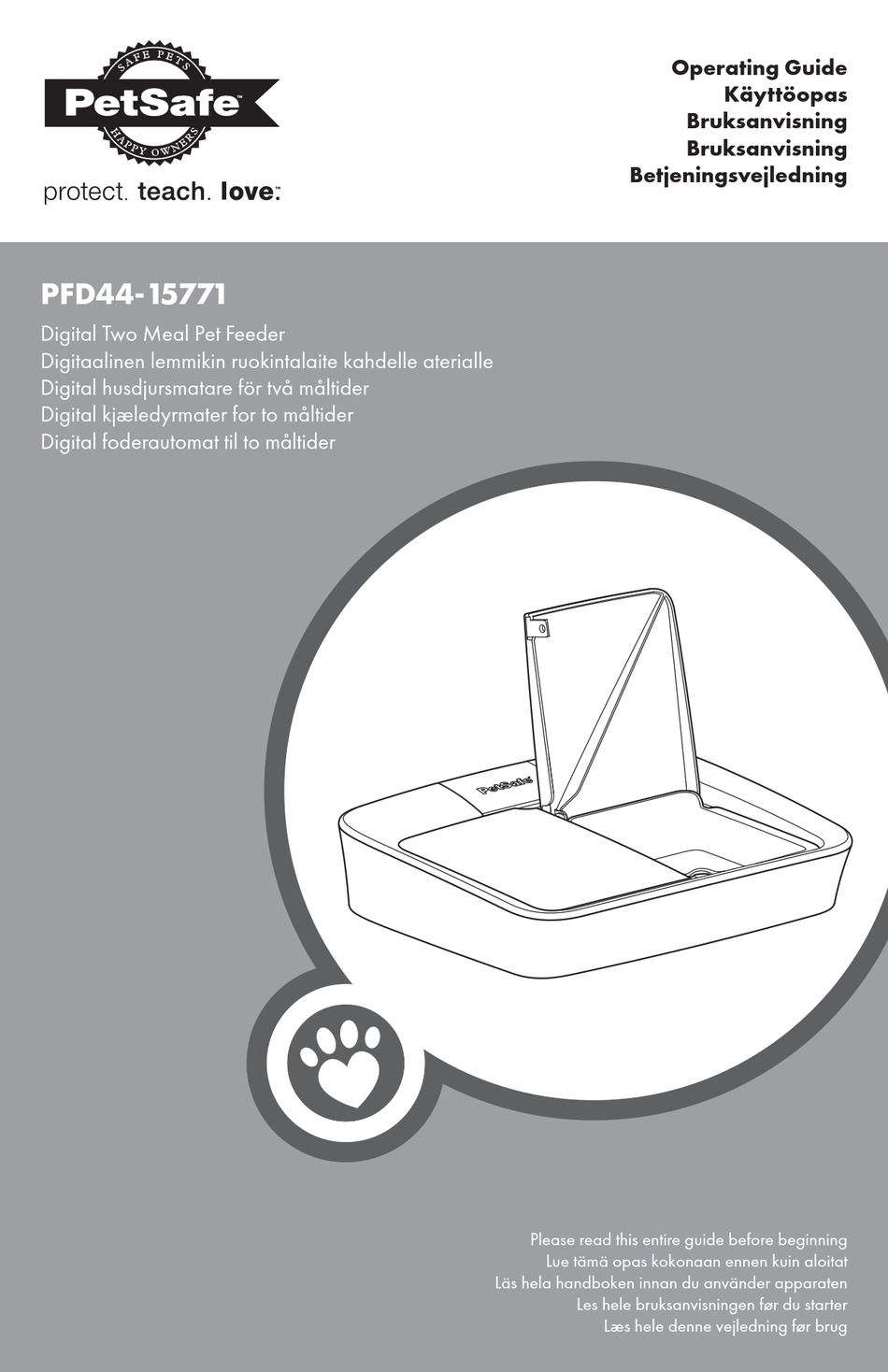 petsafe automatic feeder manual