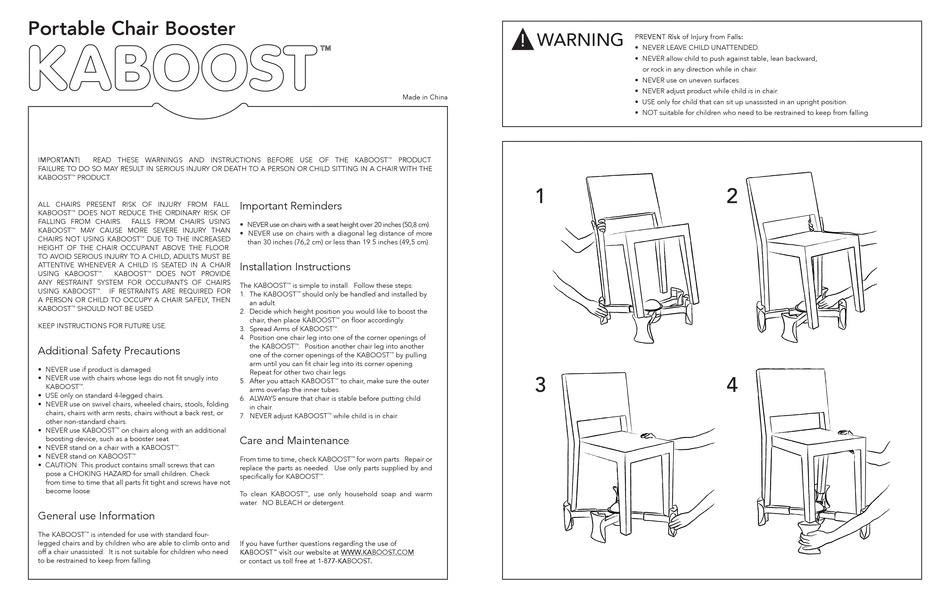 KABOOST  KABOOST chair booster for Grown Ups