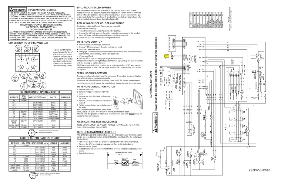 GE CGS990 WIRING DIAGRAMS Pdf Download | ManualsLib  Wireing Diagram Ge Oven Control Board    ManualsLib