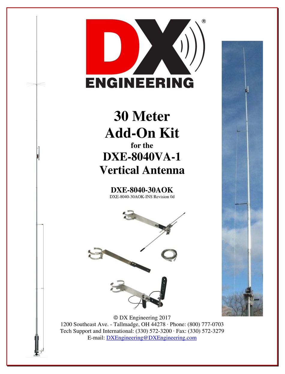 Dx Engineering Dxe Aok Manual Pdf Download Manualslib