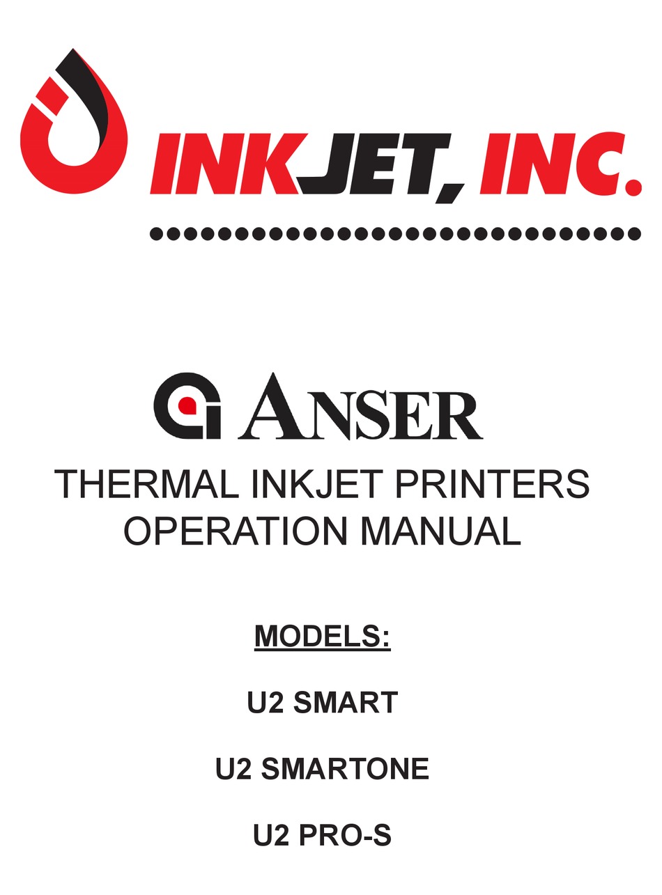 ANSER U2 SMART OPERATION MANUAL Pdf Download | ManualsLib