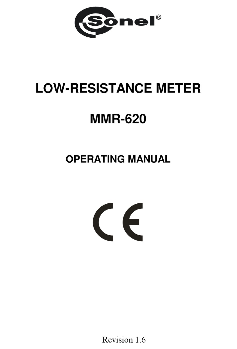 SONEL MMR-620 OPERATING MANUAL Pdf Download | ManualsLib