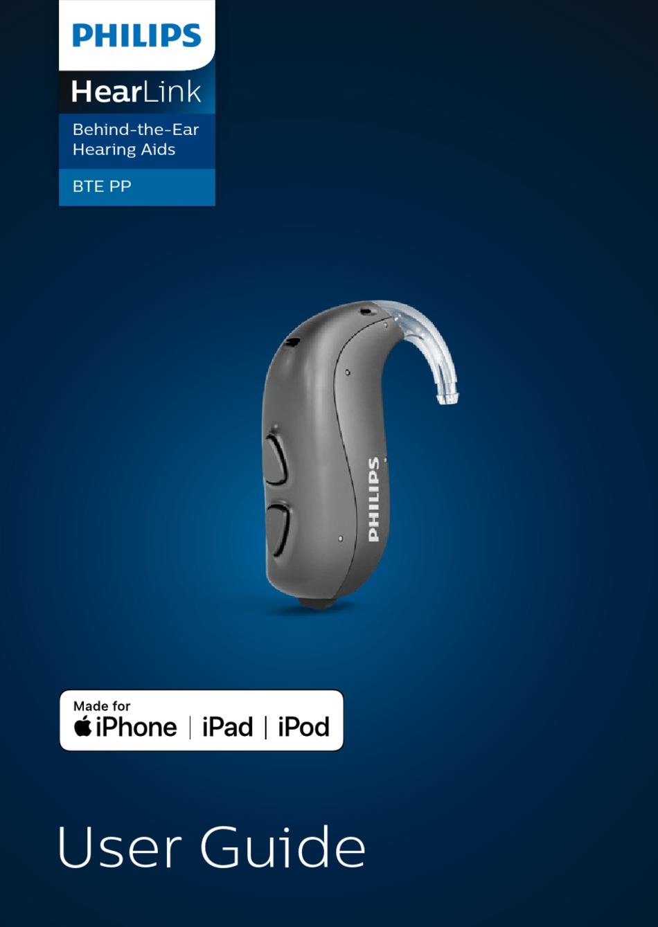 PHILIPS HEARLINK BTE PP SERIES USER MANUAL Pdf Download | ManualsLib