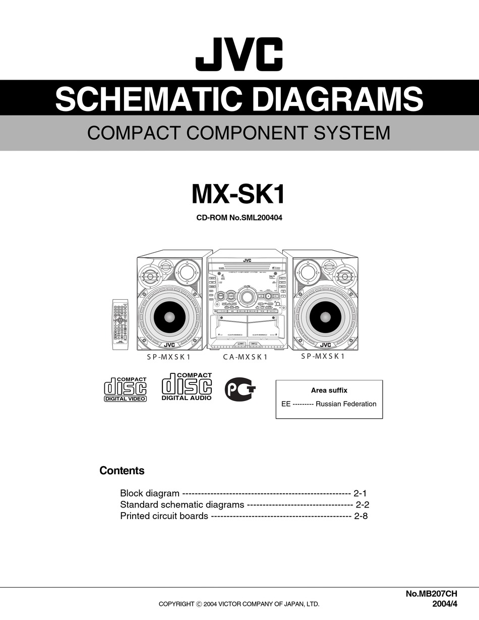 JVC MXSK1 SCHEMATIC DIAGRAMS Pdf Download ManualsLib