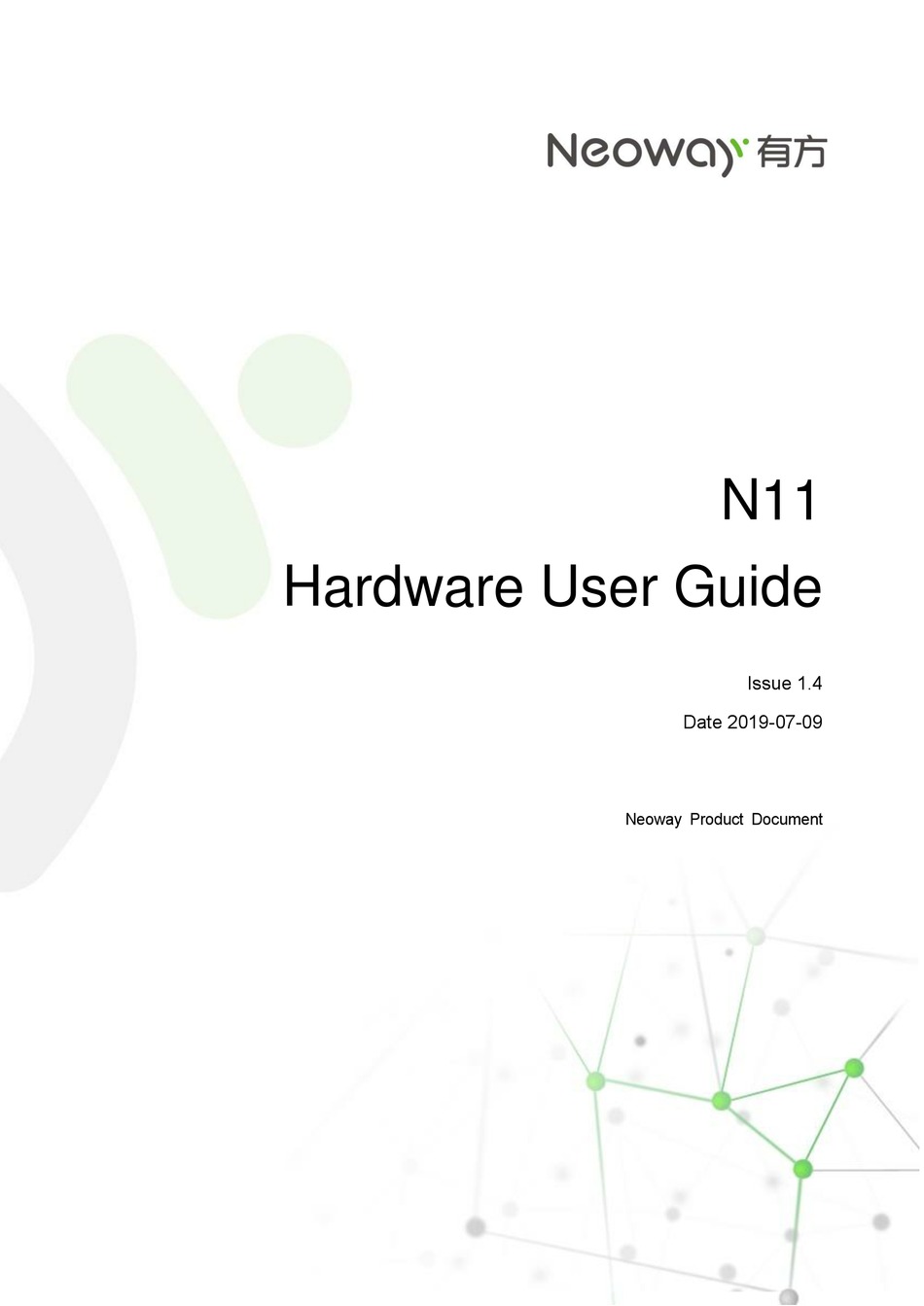 NEOWAY N11 HARDWARE USER'S MANUAL Pdf Download | ManualsLib