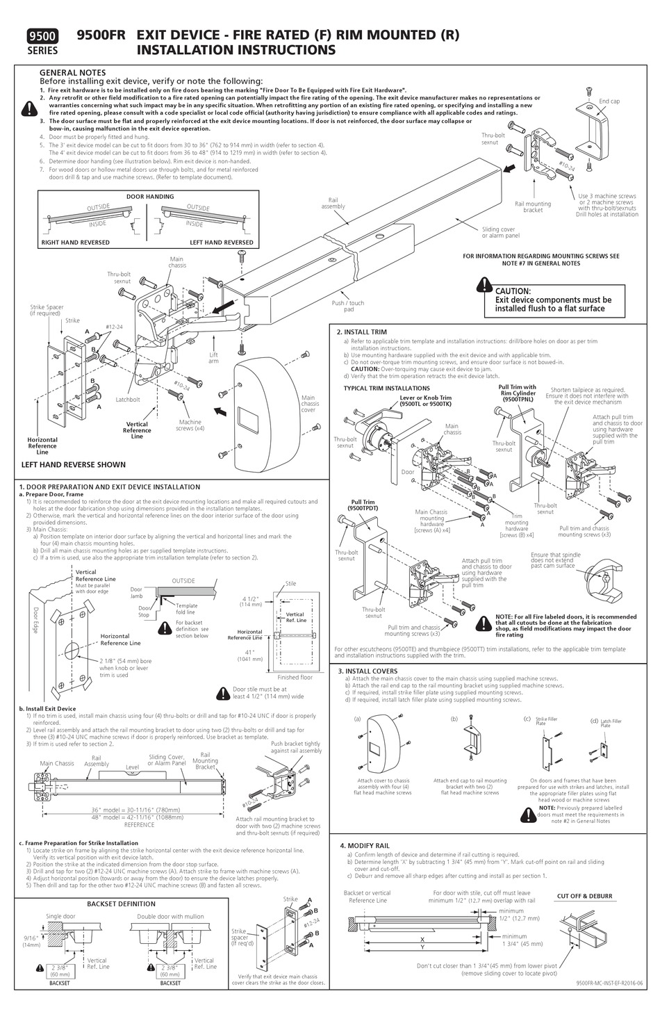 DOREX 9500 SERIES INSTALLATION INSTRUCTIONS Pdf Download | ManualsLib