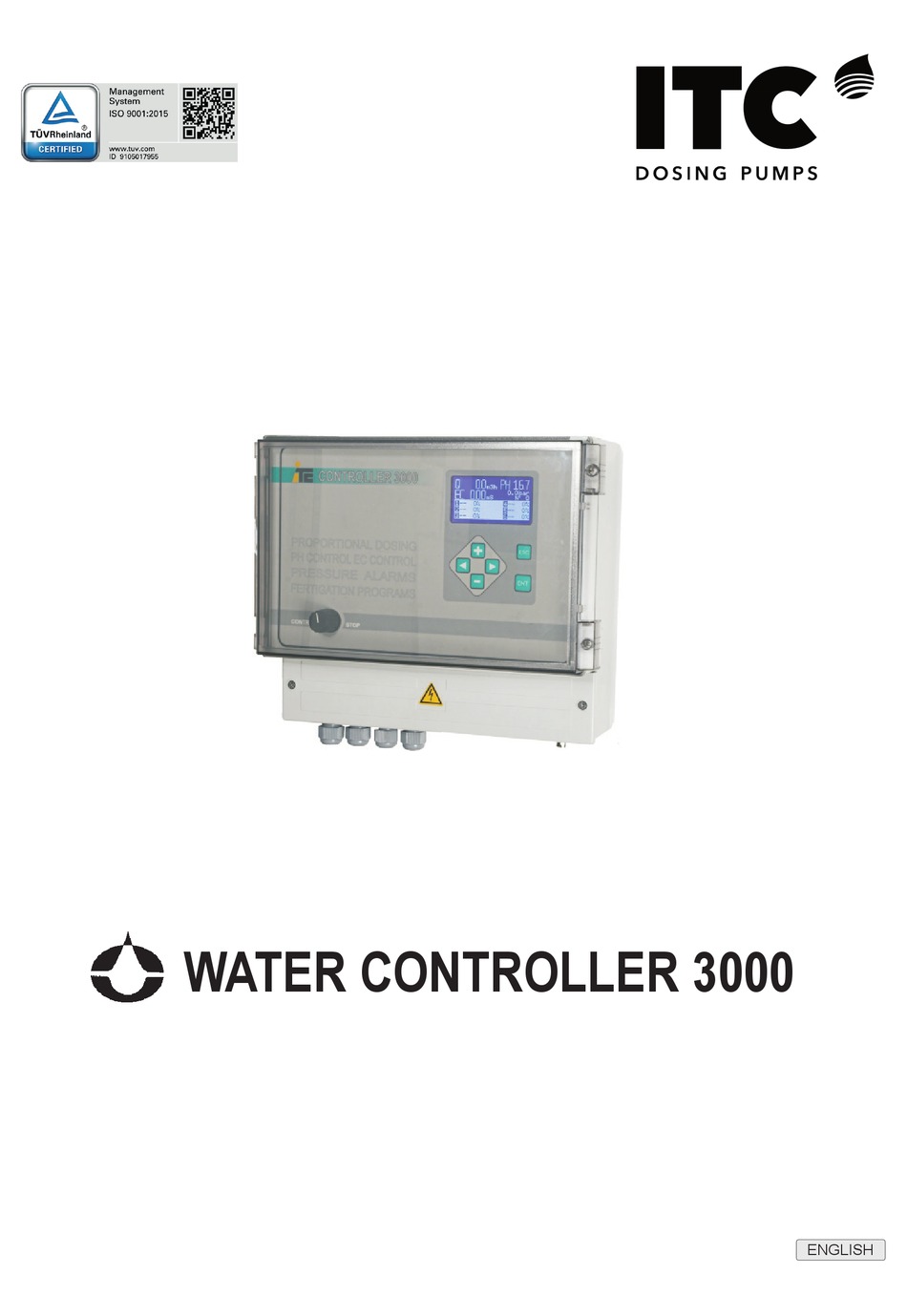 ITC WATER CONTROLLER 3000 USER MANUAL Pdf Download ManualsLib