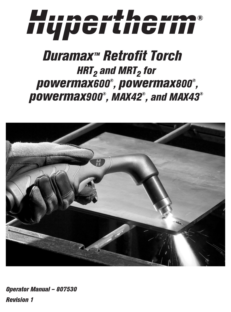 HYPERTHERM DURAMAX SERIES OPERATOR