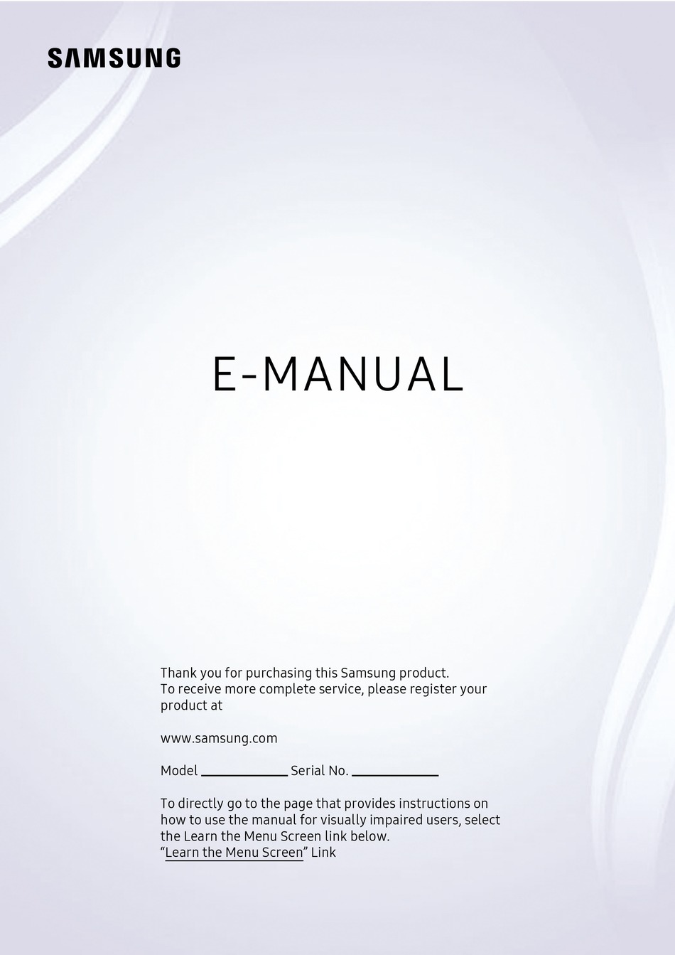Samsung Tu7000 E Manual Pdf Download Manualslib
