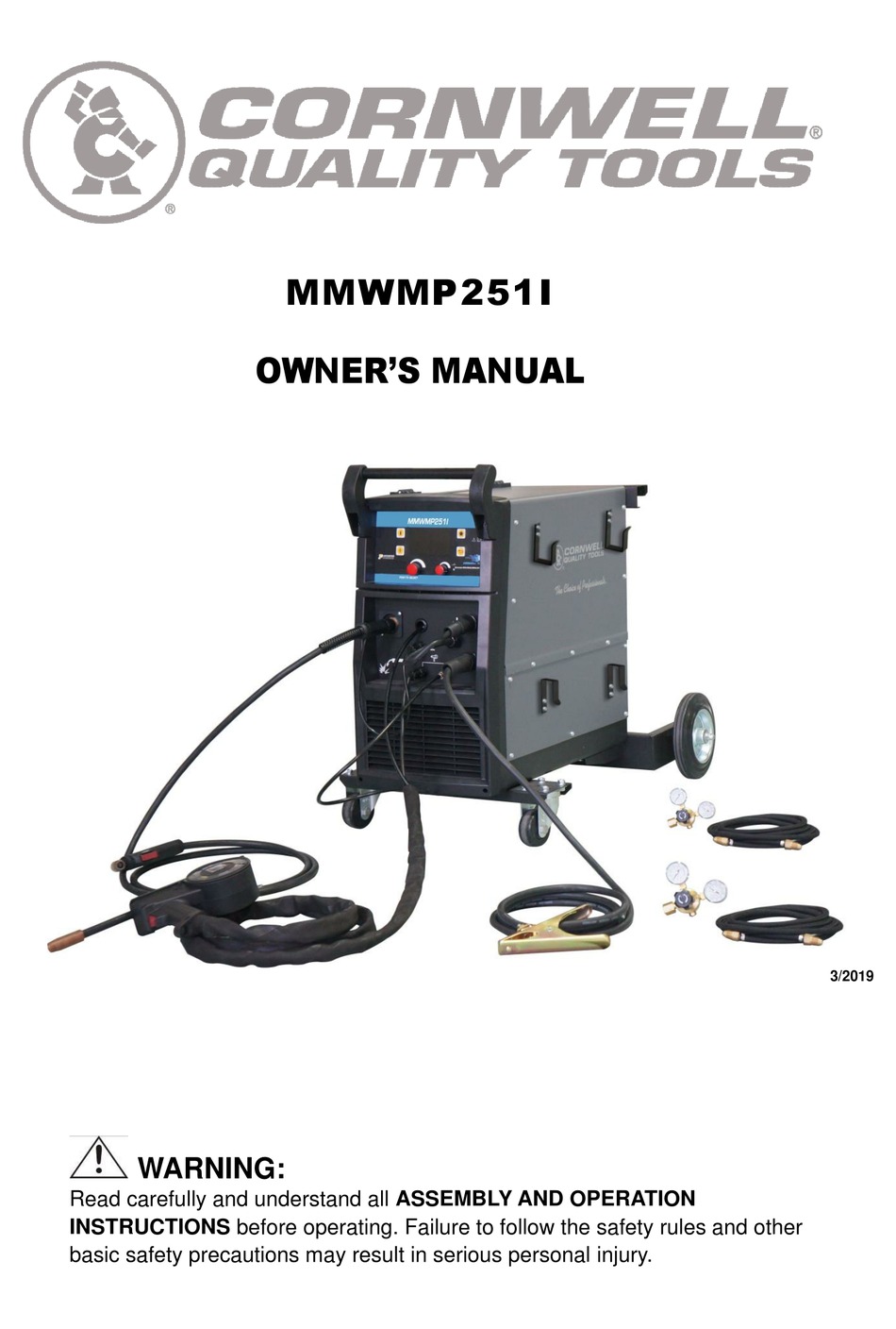 CORNWELL TOOLS MMWMGS250 OWNER'S MANUAL Pdf Download ManualsLib