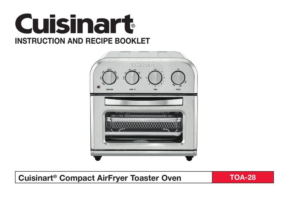 CUISINART TOA-28 INSTRUCTION AND RECIPE BOOKLET Pdf Download | ManualsLib