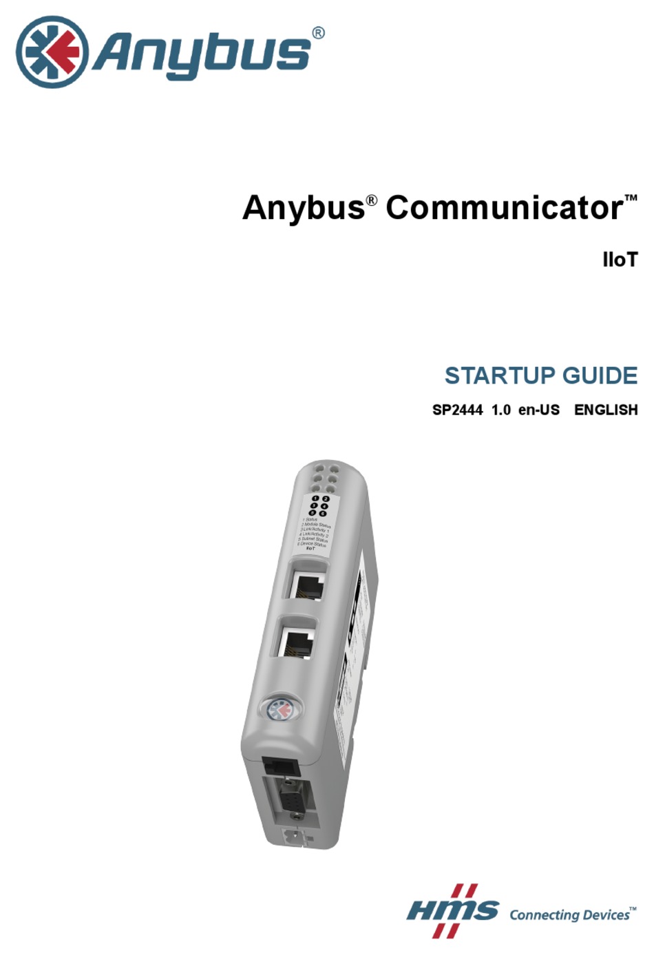 HMS ANYBUS COMMUNICATOR IIOT STARTUP MANUAL Pdf Download | ManualsLib