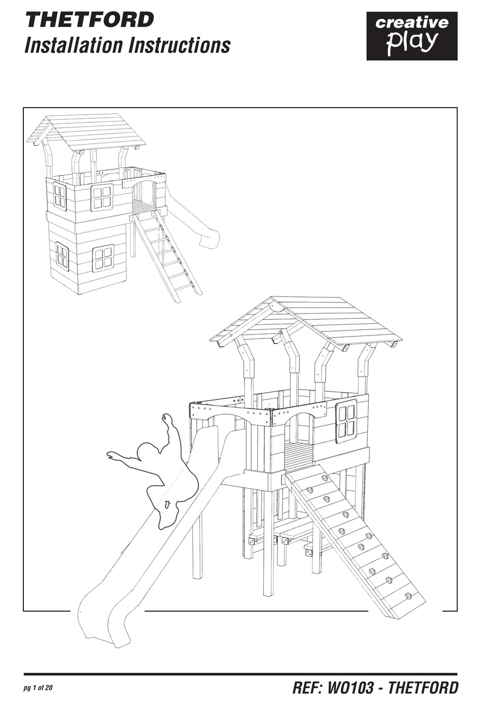 CREATIVE PLAY THETFORD INSTALLATION INSTRUCTIONS MANUAL Pdf Download
