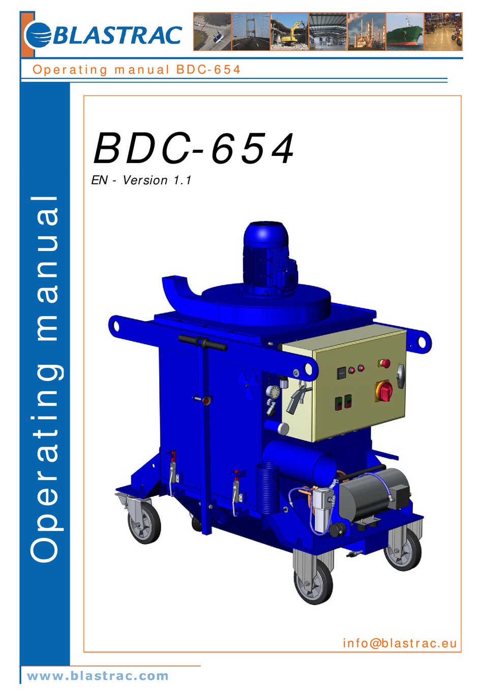 BLASTRAC BDC654 OPERATING MANUAL Pdf Download ManualsLib