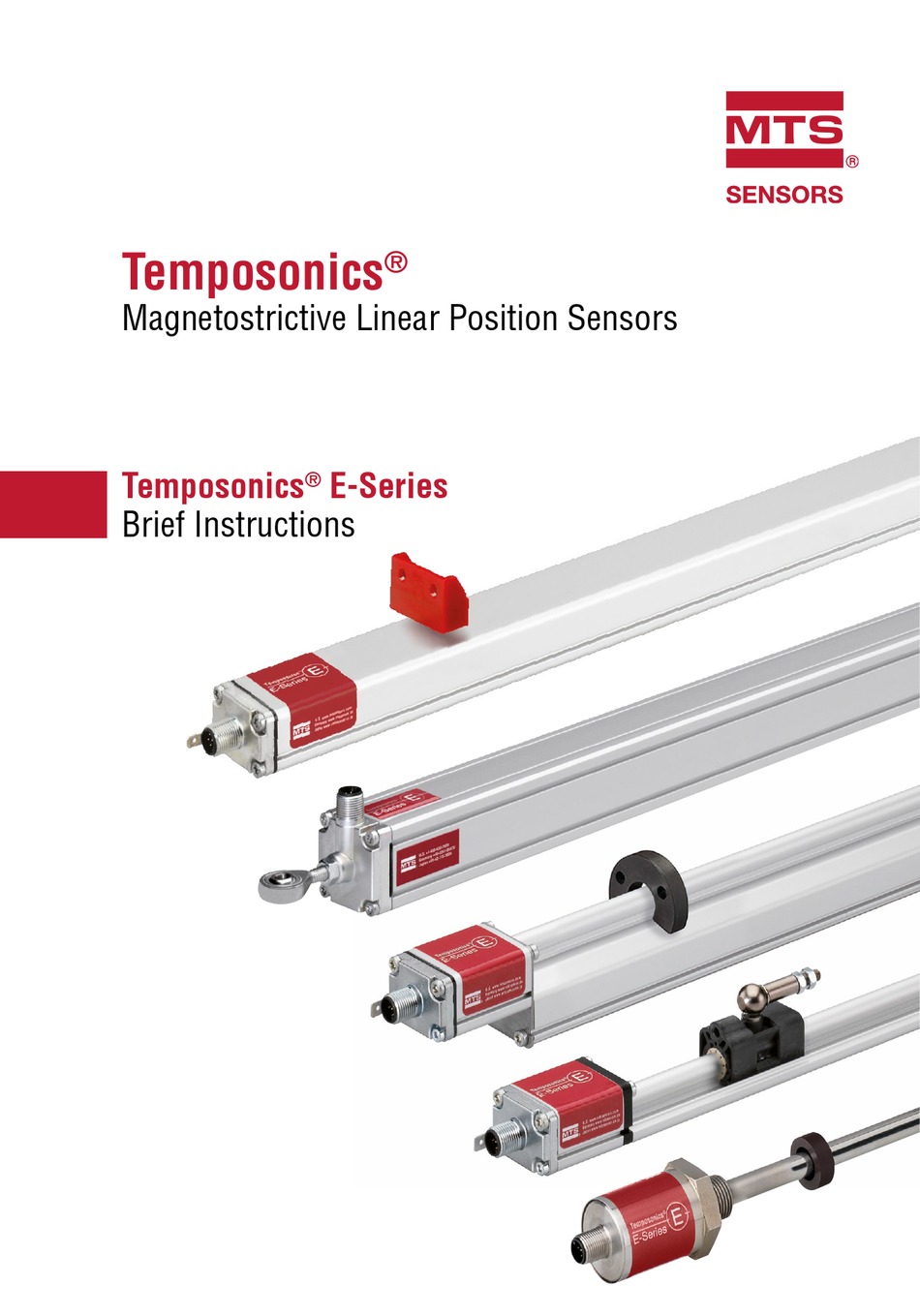 MTS SENSORS TEMPOSONICS E SERIES BRIEF INSTRUCTIONS Pdf Download