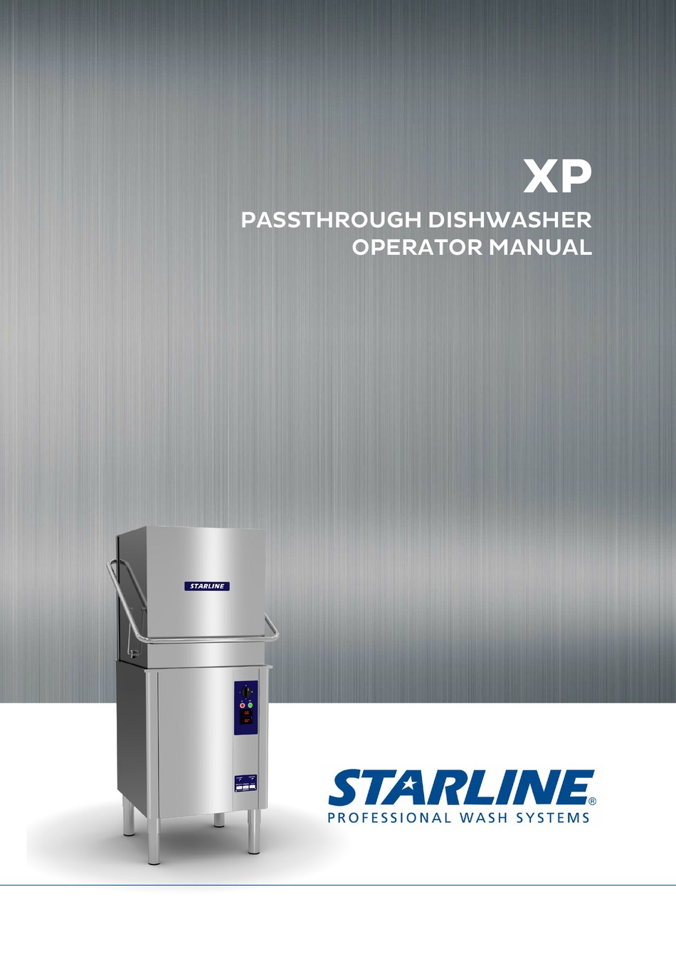 washtech xp economy passthrough dishwasher