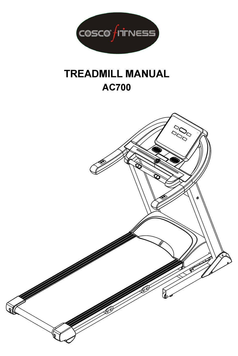 Cosco ac 700 online treadmill