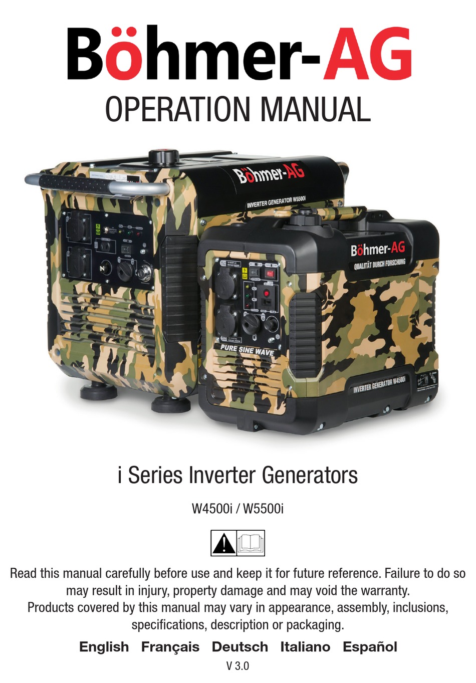 BOHMERAG I SERIES OPERATION MANUAL Pdf Download ManualsLib