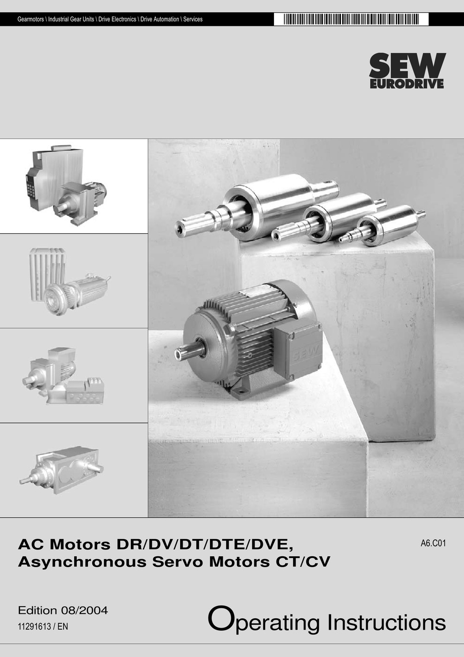 SEW-EURODRIVE DR SERIES OPERATING INSTRUCTIONS MANUAL Pdf Download