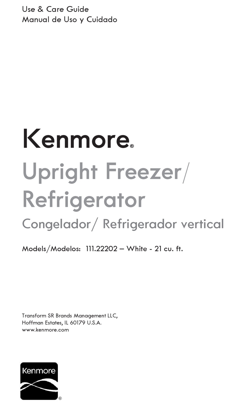 kenmore 22202 21.0 cu ft upright convertible freezer refrigerator