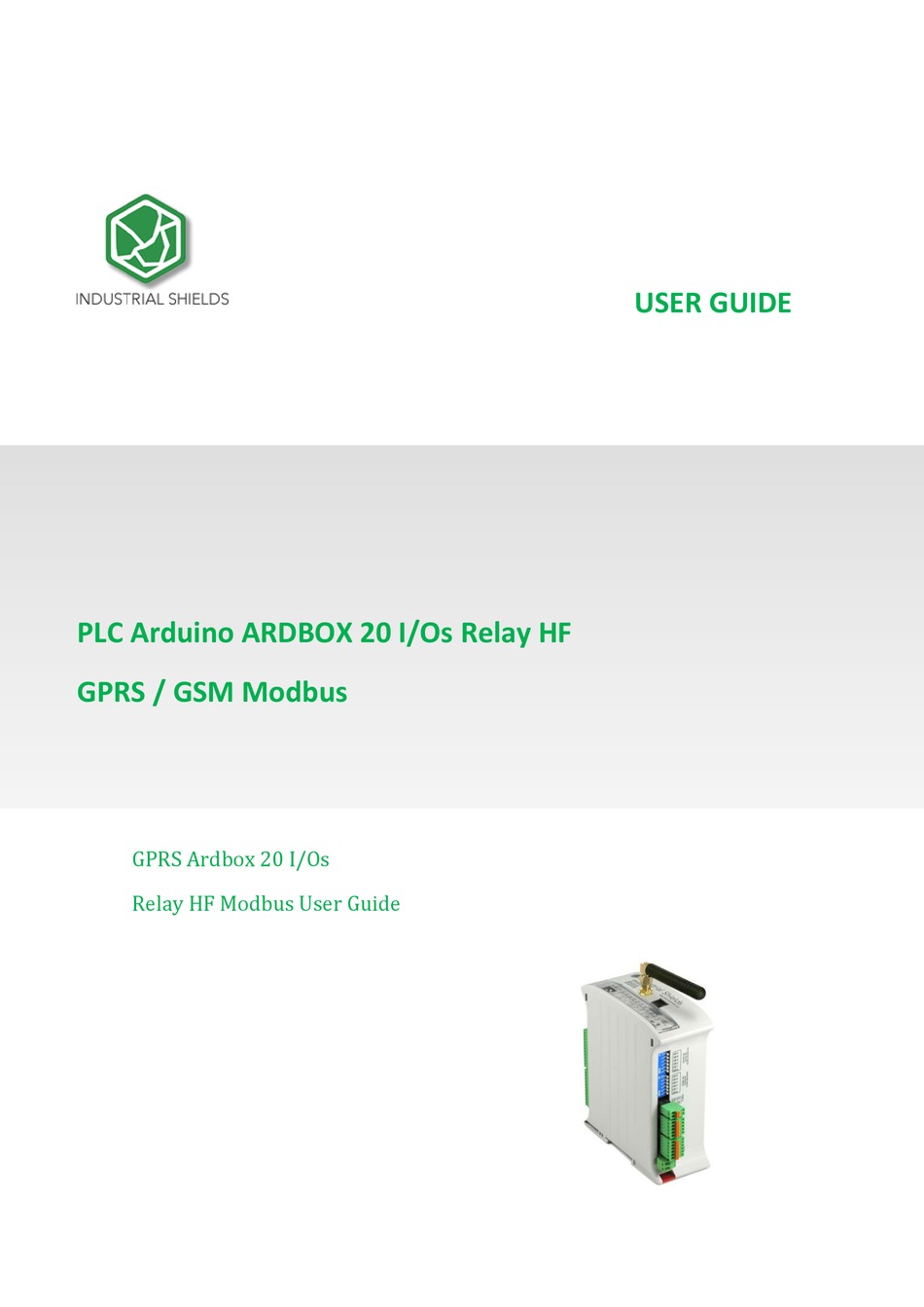 INDUSTRIAL SHIELDS PLC ARDUINO ARDBOX USER MANUAL Pdf Download ManualsLib