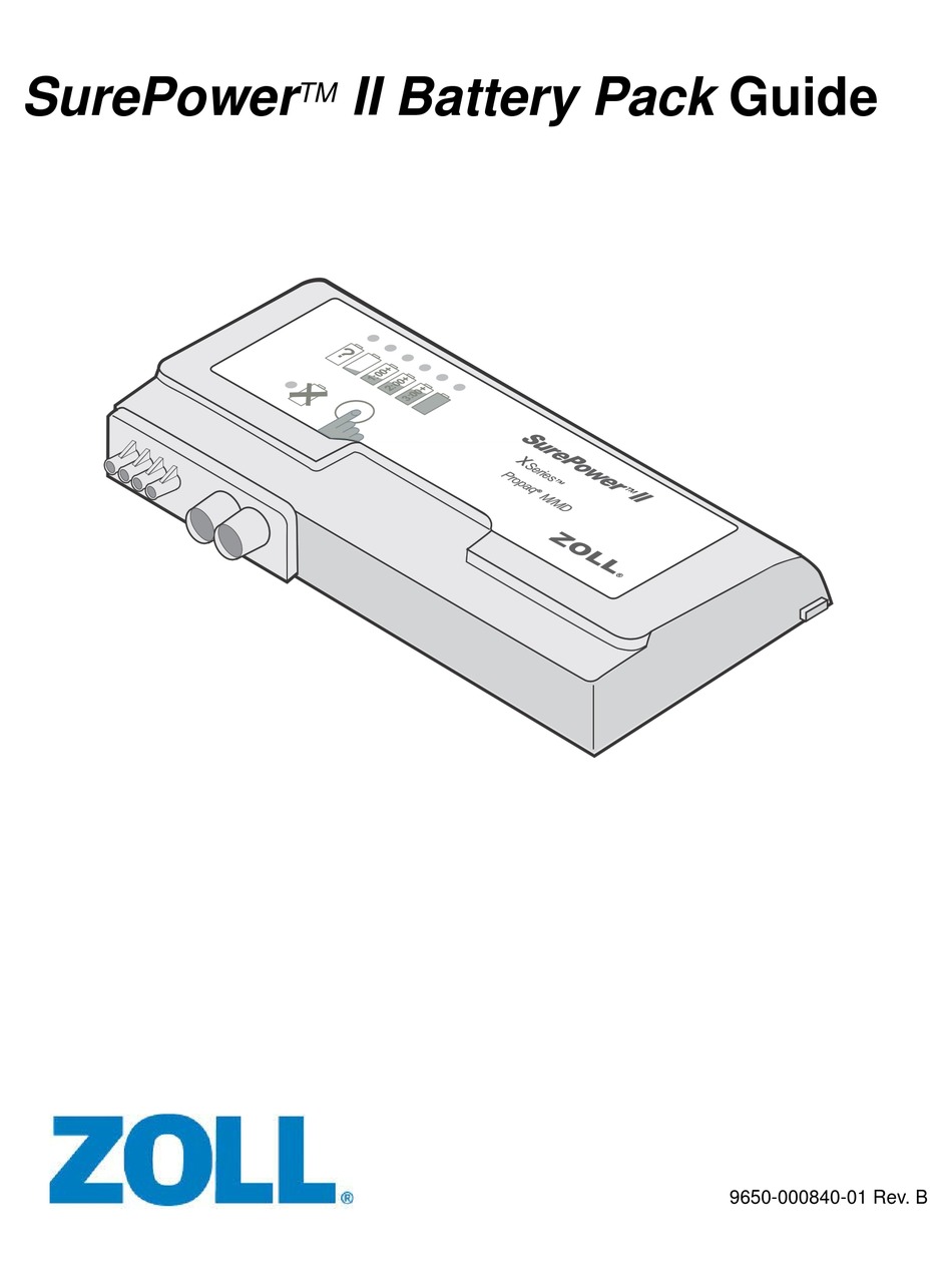 ZOLL SUREPOWER II MANUAL Pdf Download ManuaLib