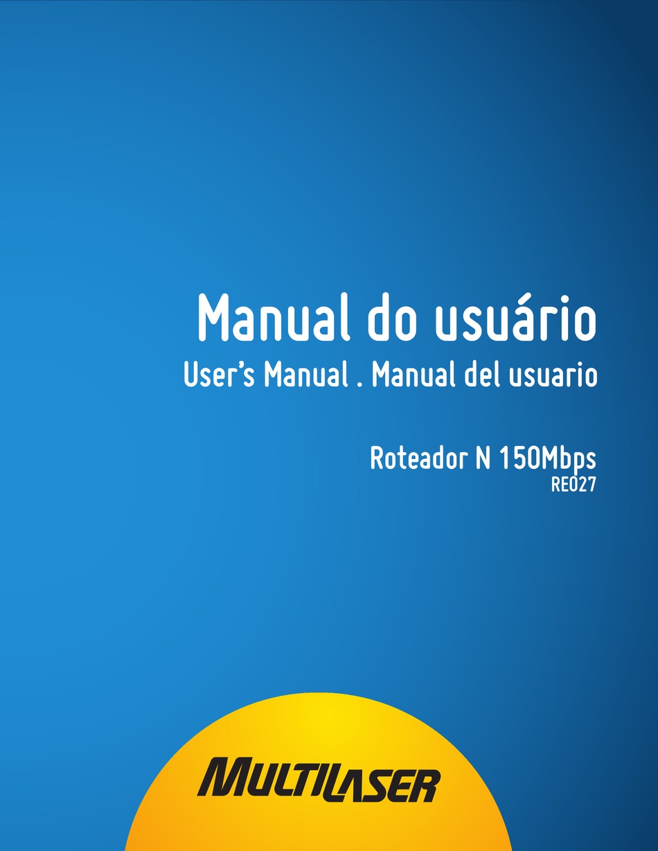 MULTILASER RE027 USER MANUAL Pdf Download ManualsLib