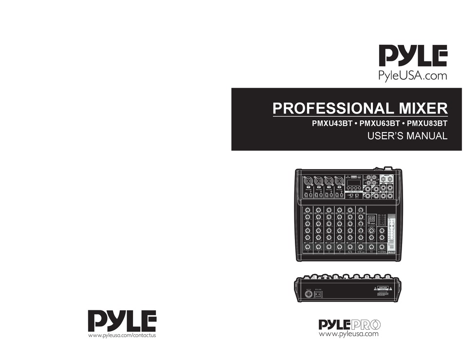 PYLE PMXU43BT USER MANUAL Pdf Download ManualsLib