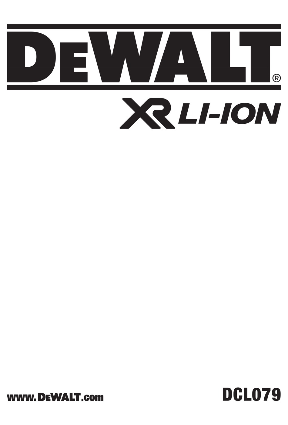 DEWALT DCL079 MANUAL Pdf Download | ManualsLib
