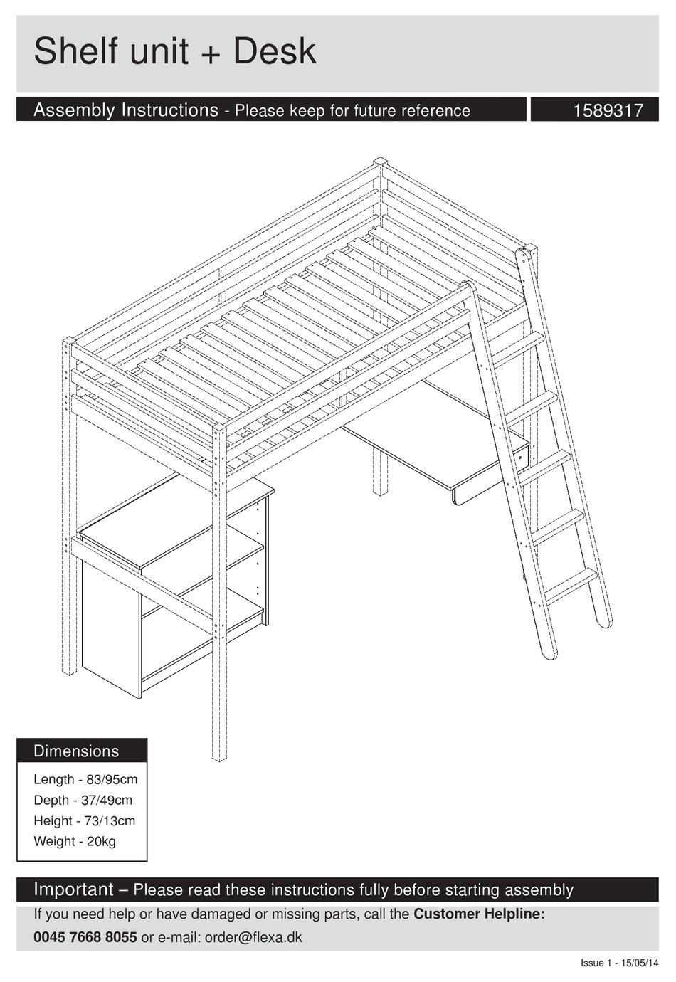 ARGOS 1589317 ASSEMBLY INSTRUCTIONS MANUAL Pdf Download ManualsLib