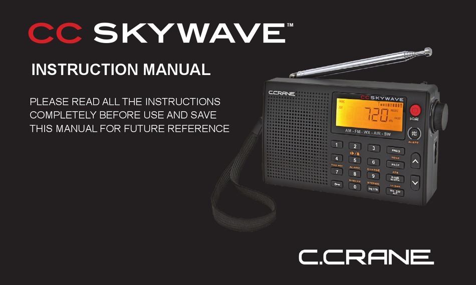 C. CRANE CC SKYWAVE INSTRUCTION MANUAL Pdf Download | ManualsLib