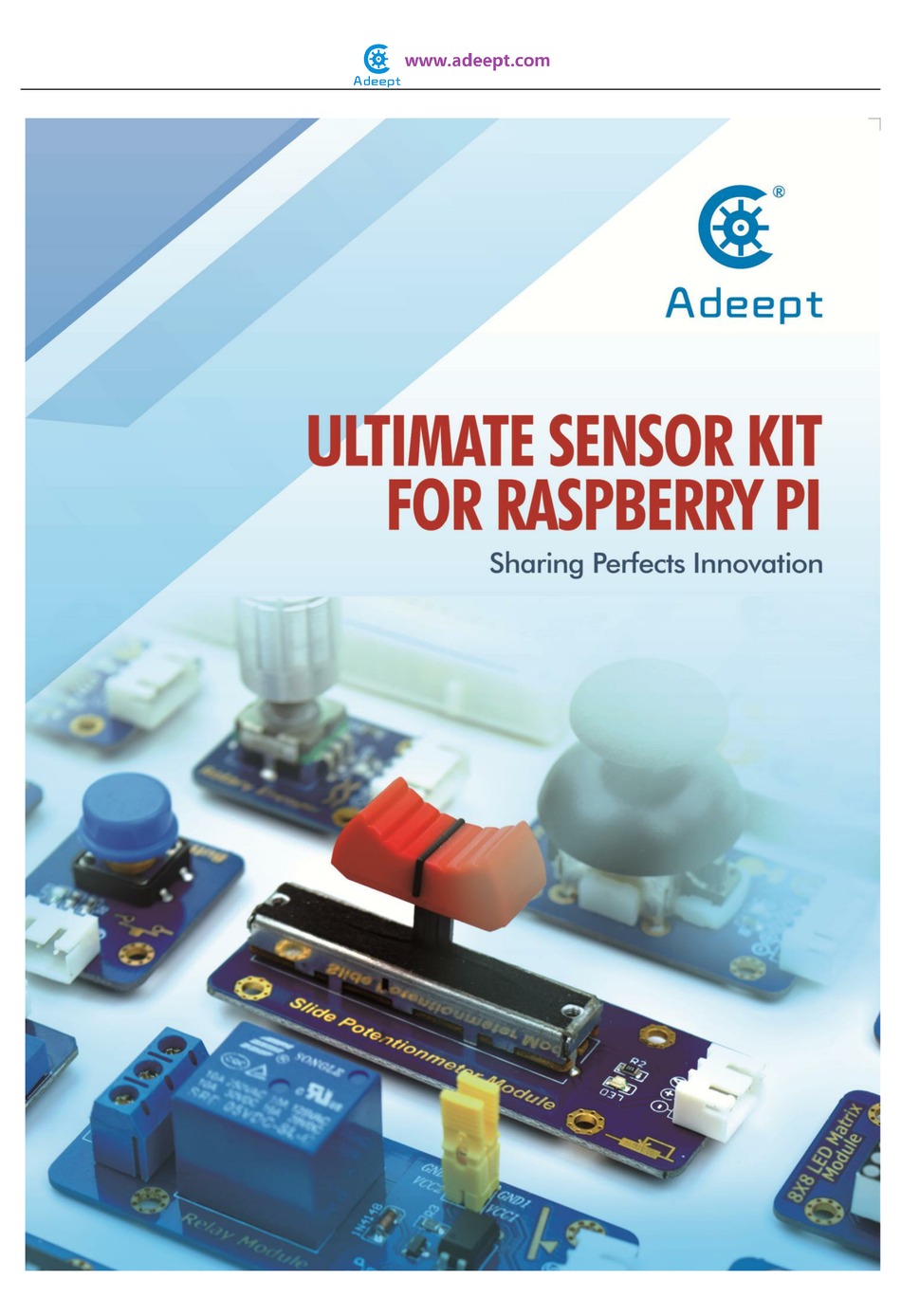 Adeept Ultimate Sensor Kit For Raspberry Pi Manual Pdf Download Manualslib 0998