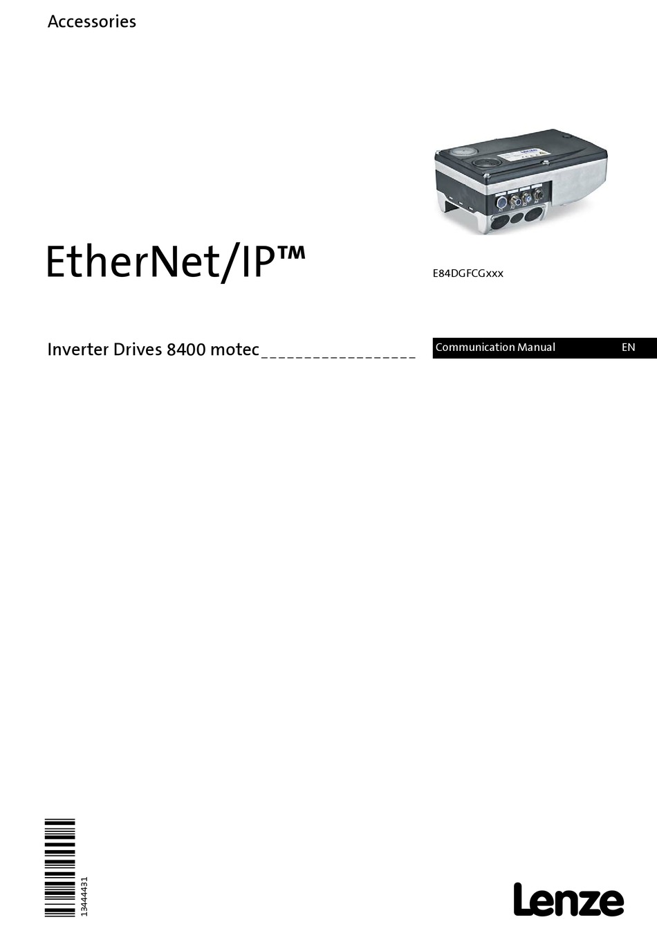 Lenze E84dgfcg Series Communications Manual Pdf Download Manualslib