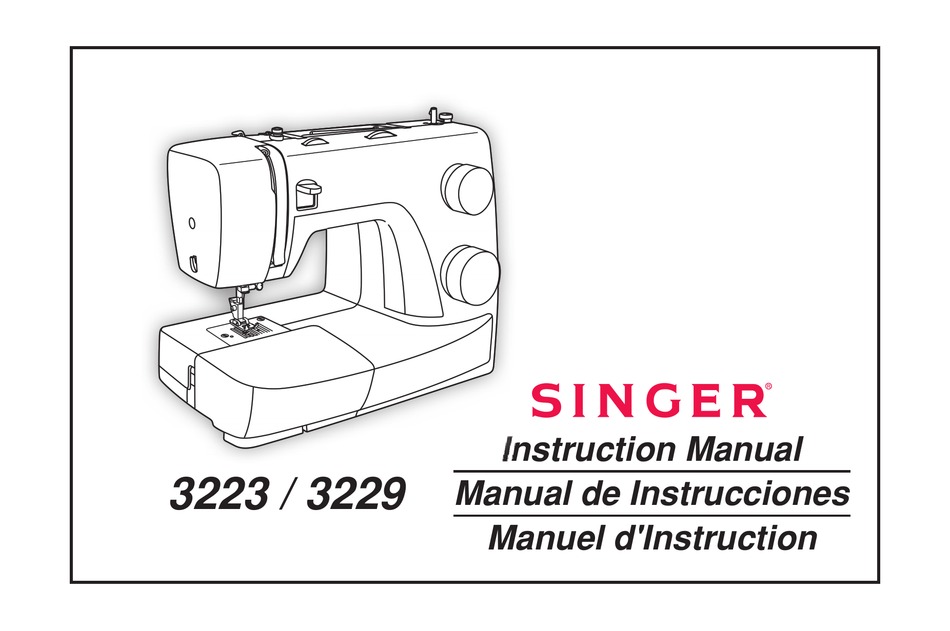 SINGER 3223 INSTRUCTION MANUAL Pdf Download