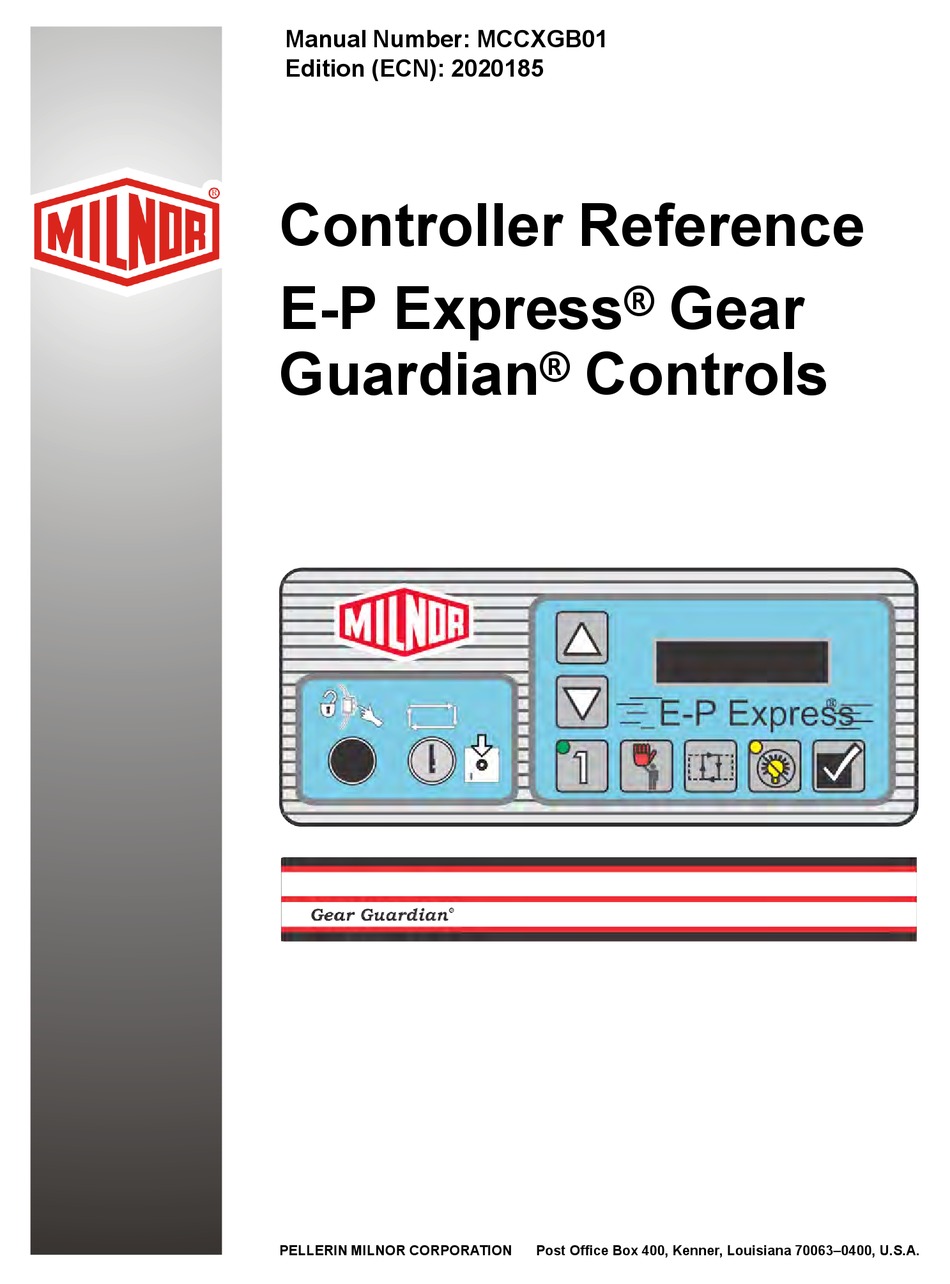 MILNOR EP EXPRESS REFERENCE MANUAL Pdf Download ManualsLib