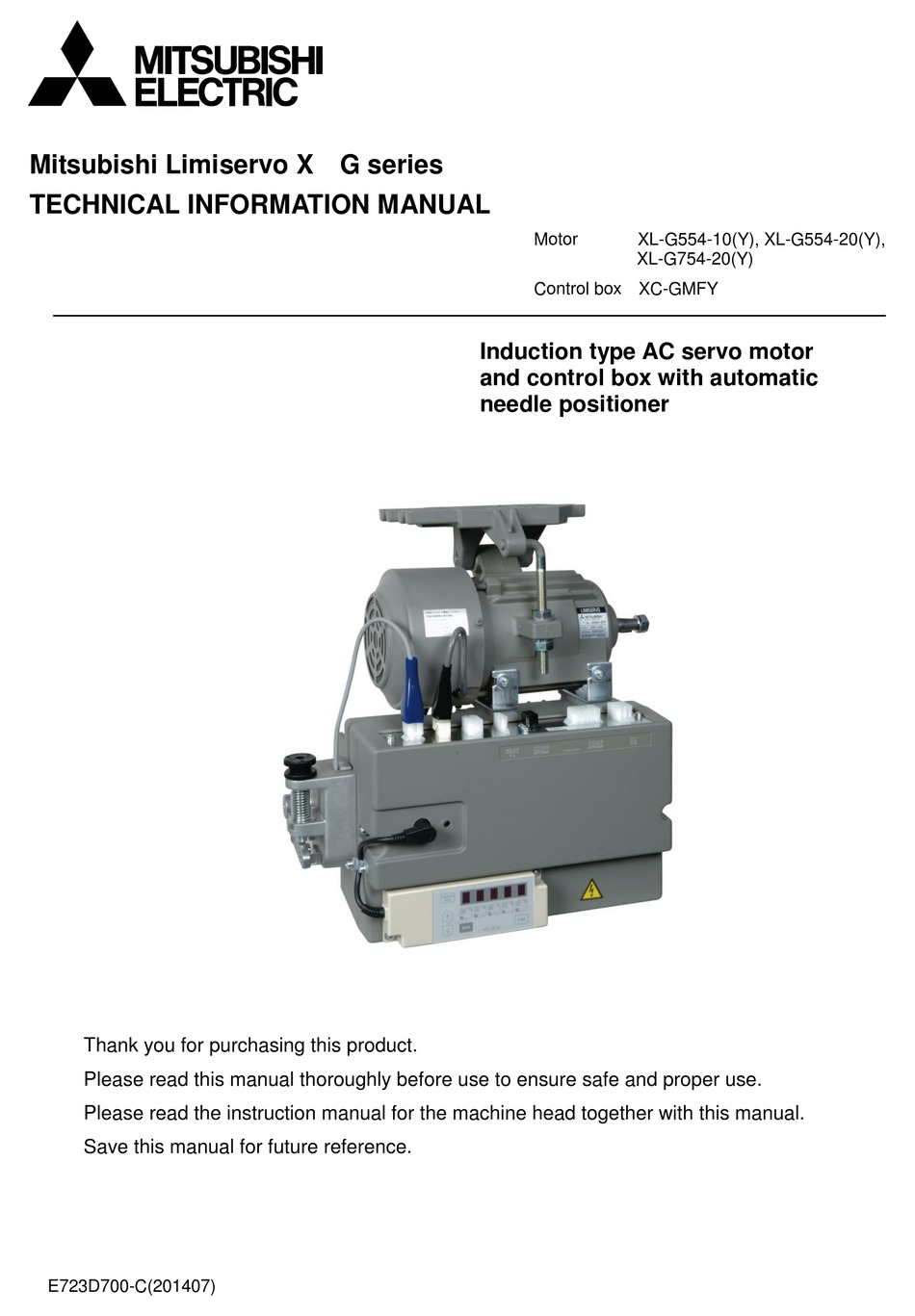 Mitsubishi Limiservo X G Series Technical Information Manual Pdf Download Manualslib