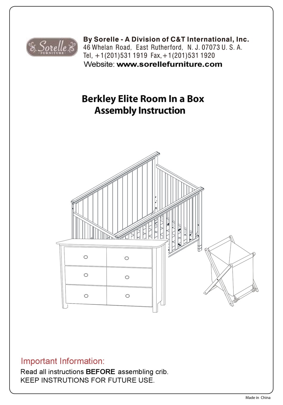 berkley crib assembly instructions