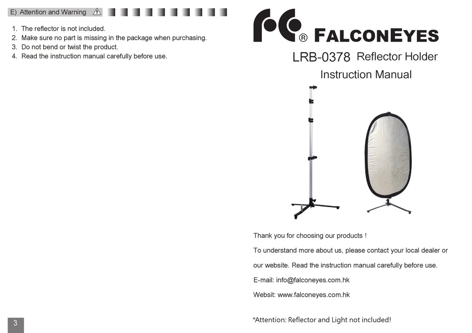 reflector 2 manual