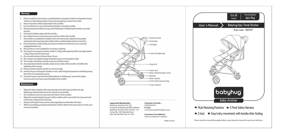 How to fold cheap babyhug pram