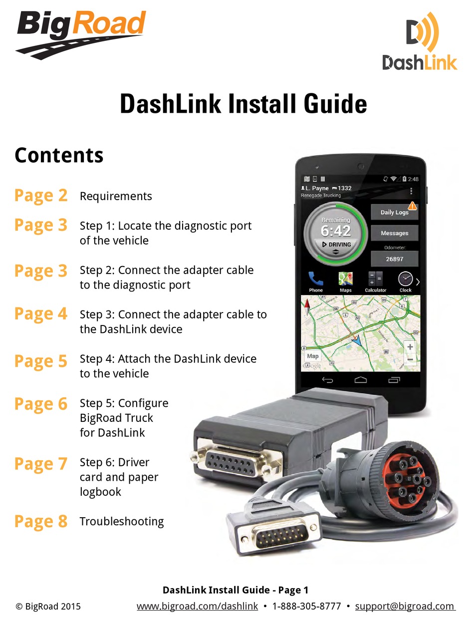 BIGROAD DASHLINK INSTALL MANUAL Pdf Download ManualsLib