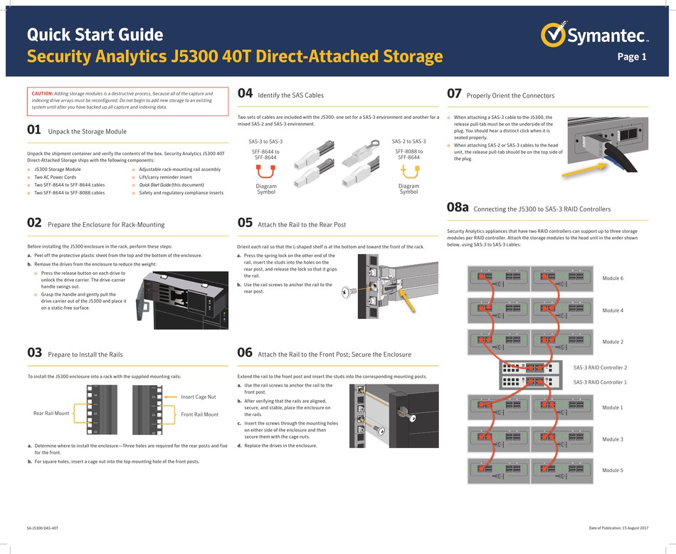 SYMANTEC J5300 40T QUICK START MANUAL Pdf Download ManualsLib